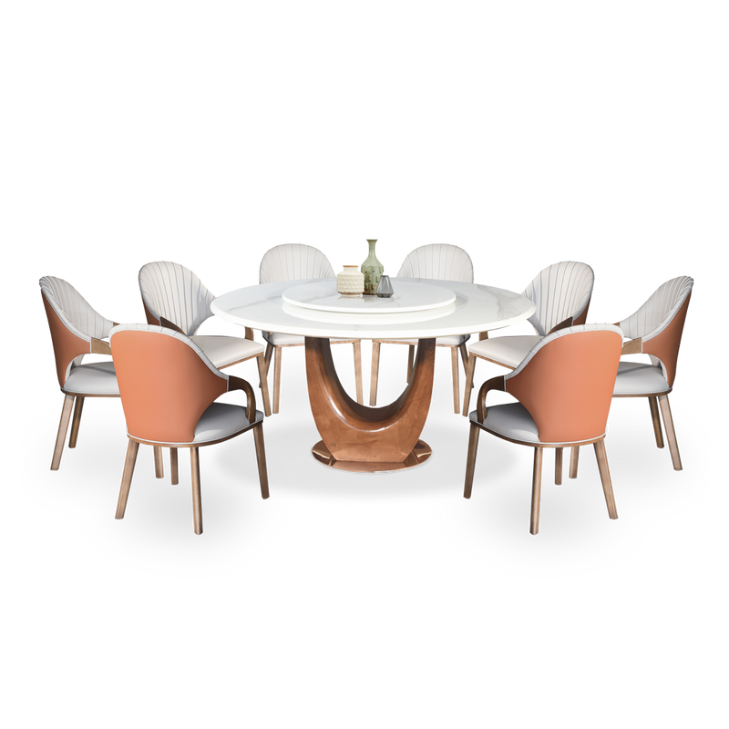 GENE Marble Dining Table Set