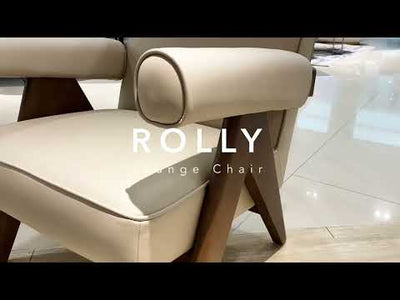 ROLLY Lounge Chair (Walnut)