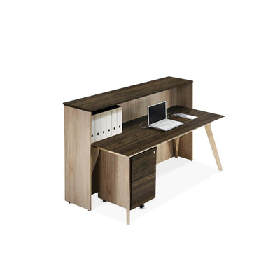 LEXUS Reception Counter with Desk & Pedestal