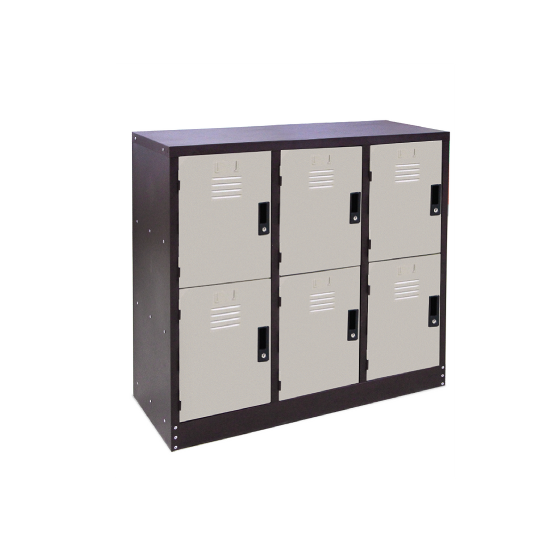 6 COMPARTMENT Steel Locker