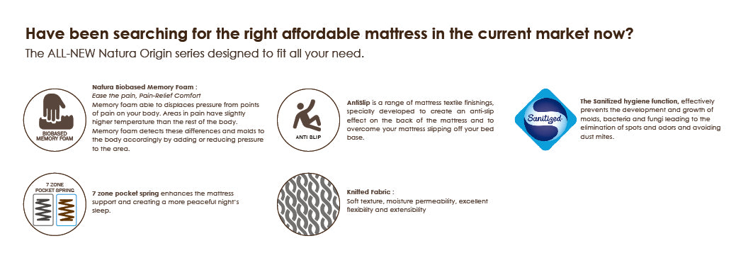 Natura ORIGIN MAPLE Mattress